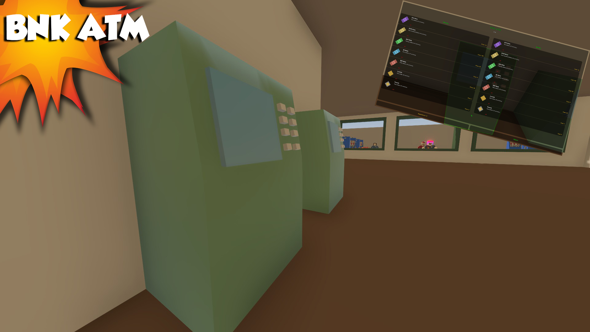 BNK ATM (MODDED MONEY) – Unturned Mod