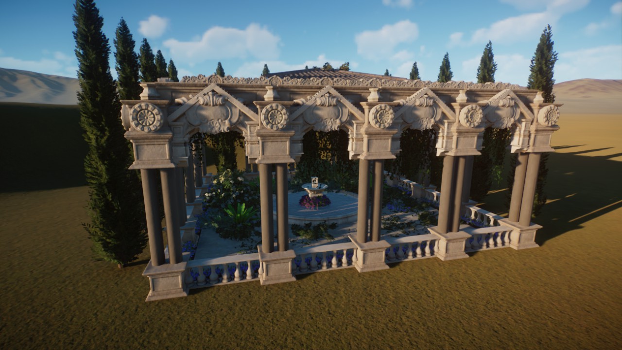 Classical Overgrown Pavillion