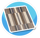Beige Stripe Rug