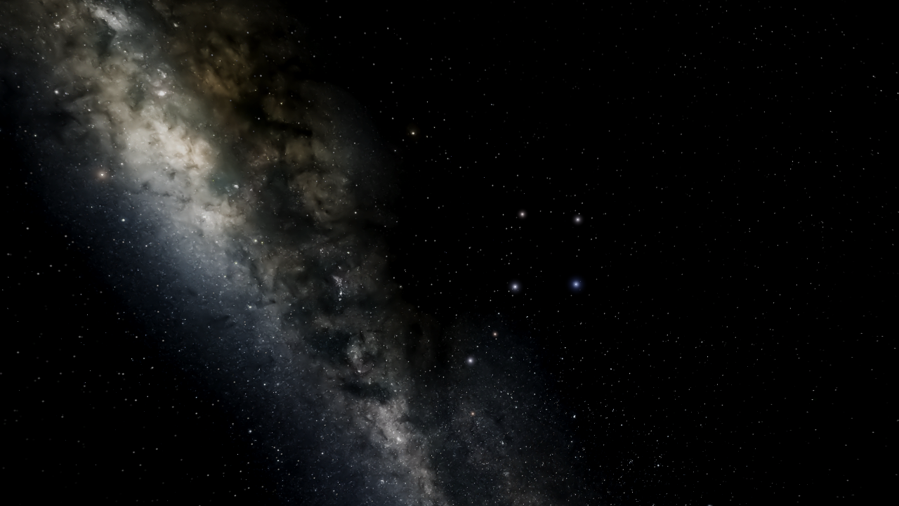 The Big Dipper And Polaris