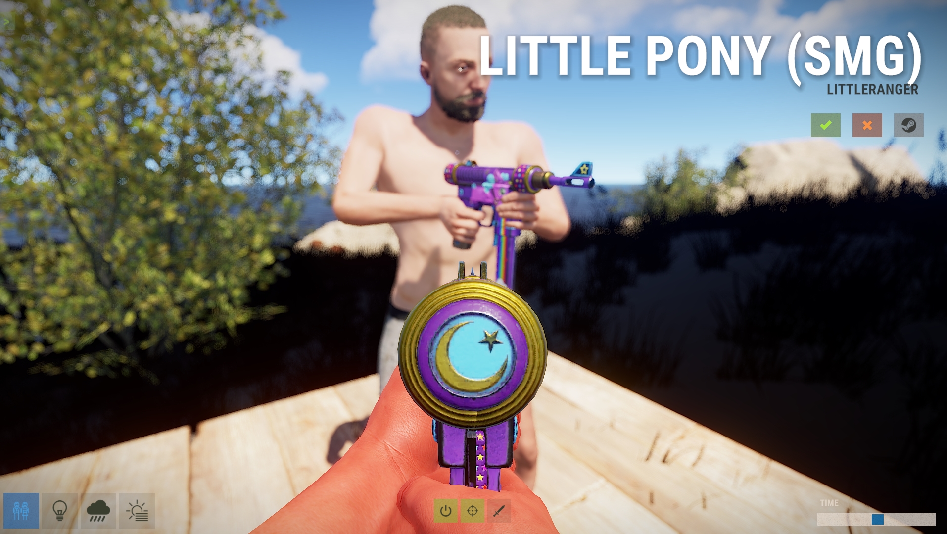 Rainbow Pony SMG