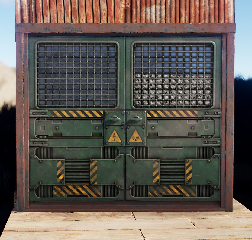 Green Labs Door