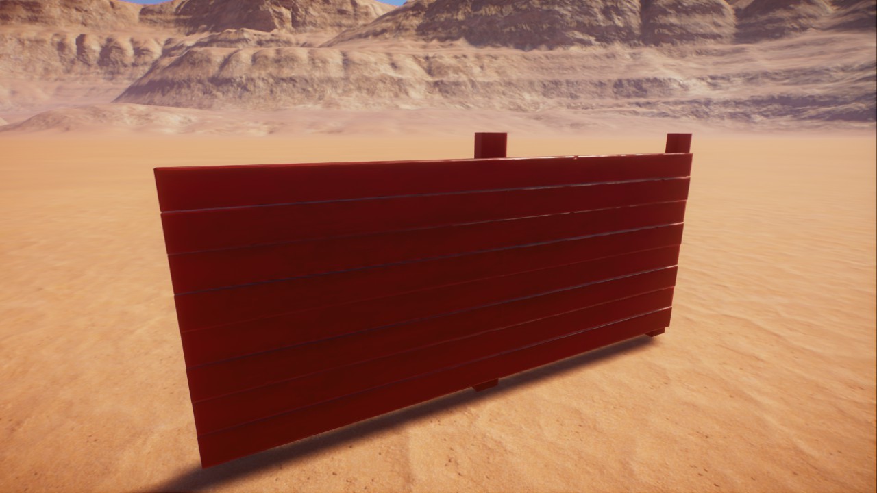 Timber Fence 4m - R