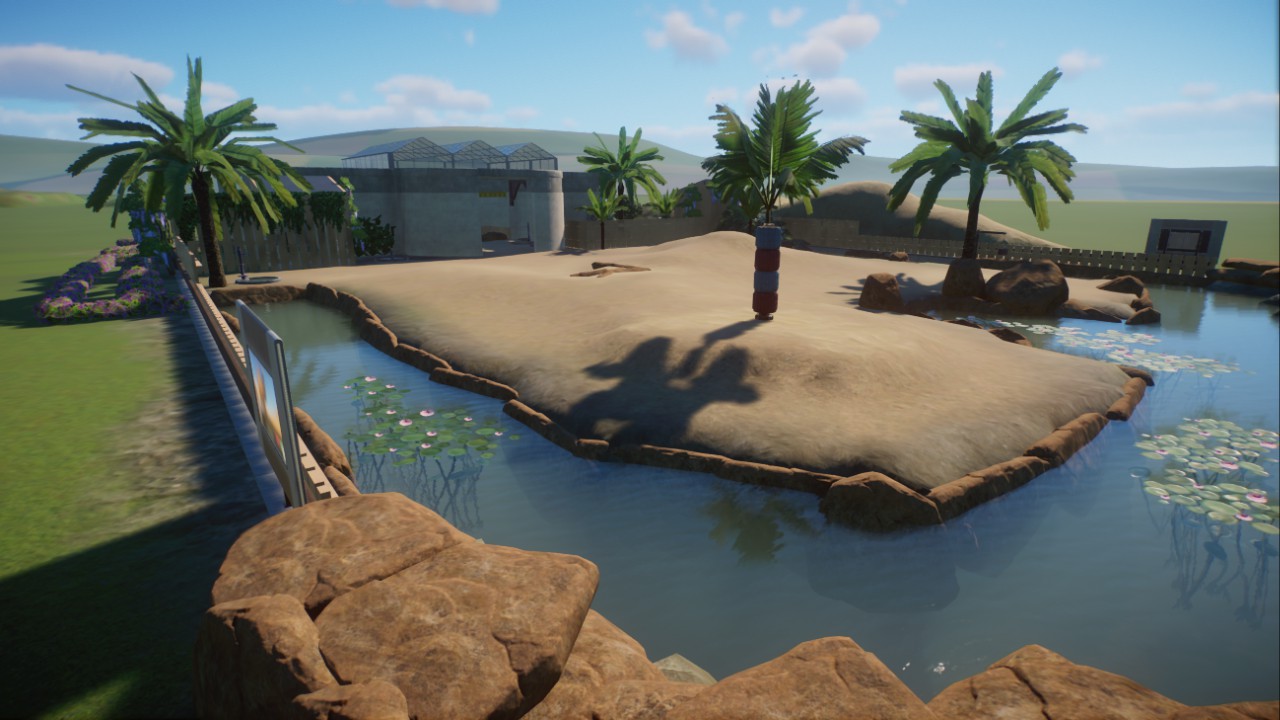 Trampeltier-Gehege / Camel habitat