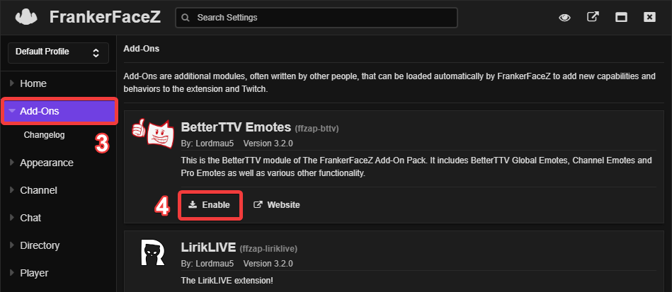 Steam Community :: Guide :: How to configure FFZ and BTTV