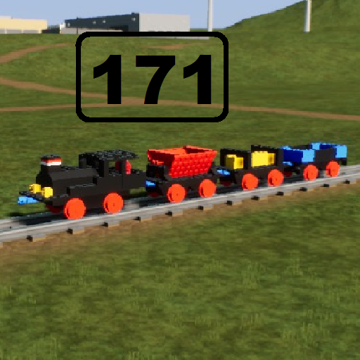 No-clip LEGO train set 171 -220 bricks