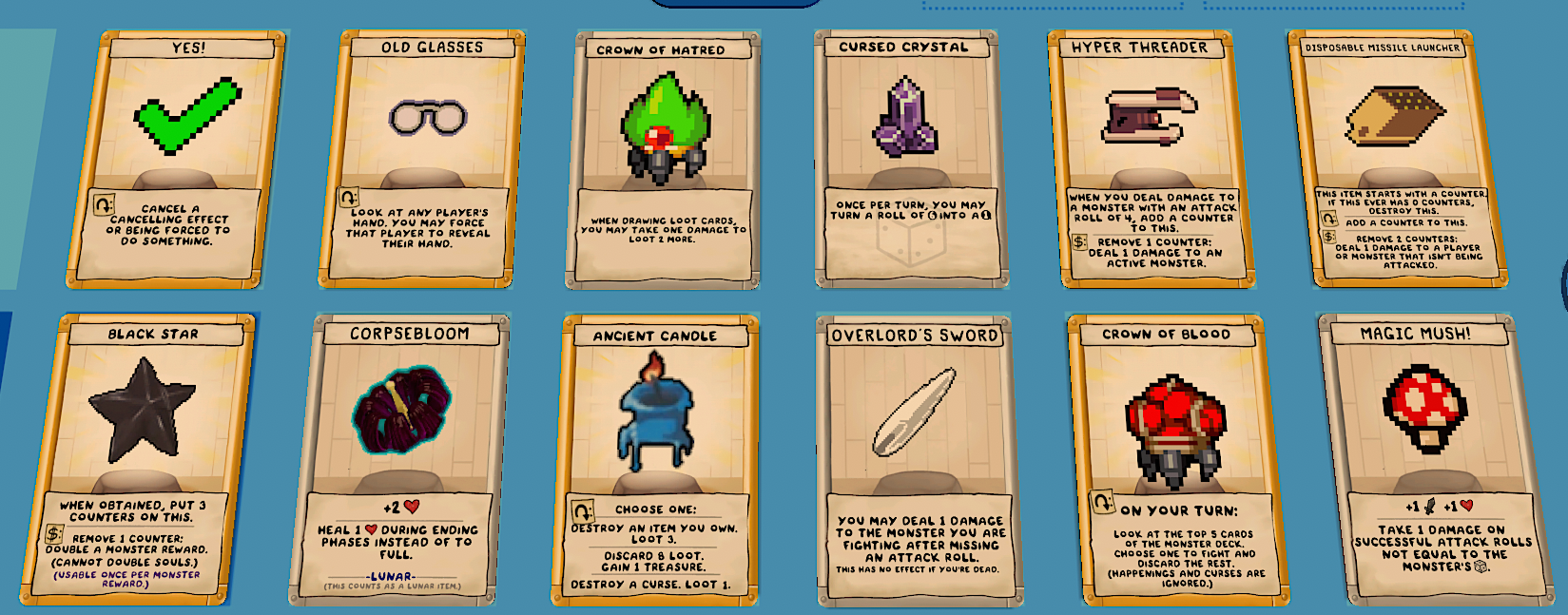 Steam Workshop::Binding of isaac Four Souls: Classy pack Expansion
