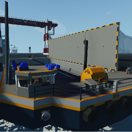 Ultrabarge //Extremely Functional barge/tanker/tugboat