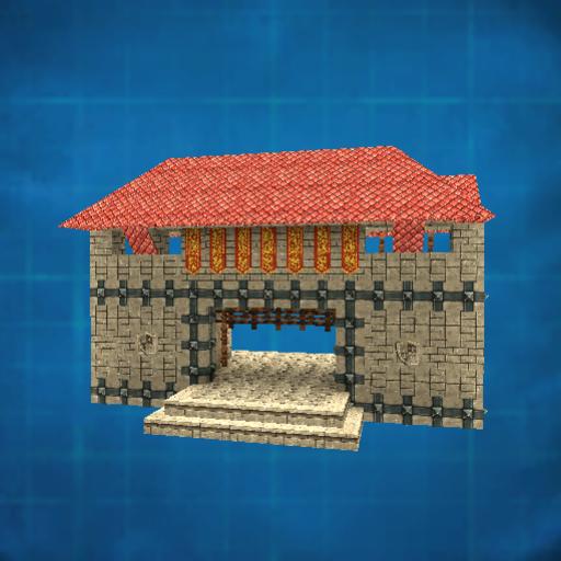 Castle Wall Front Gate