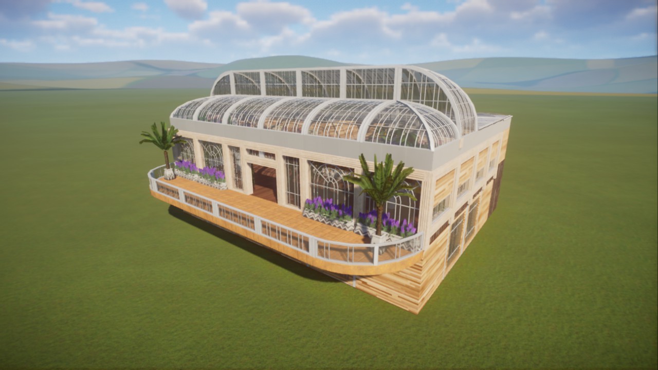 Restaurant with balcony