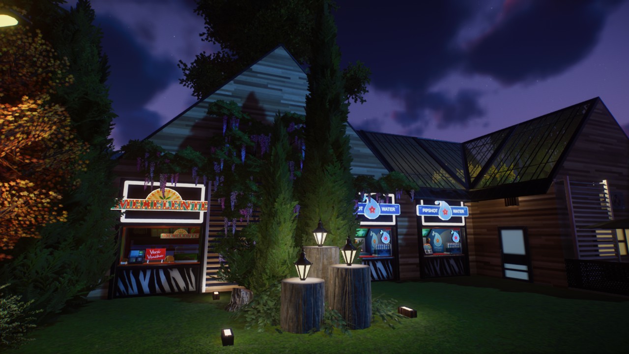 Modern woodland shop preview
