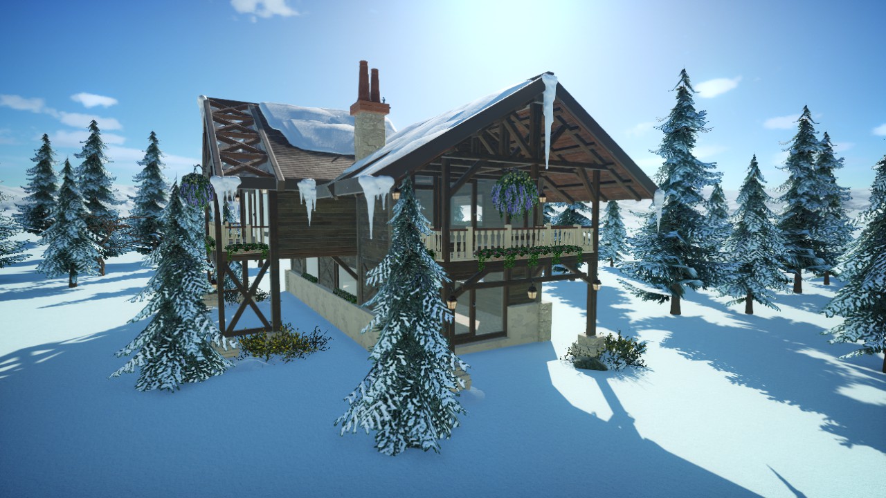 Alpine chalet " La Carline ".