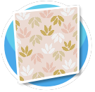 Pink with Leaves