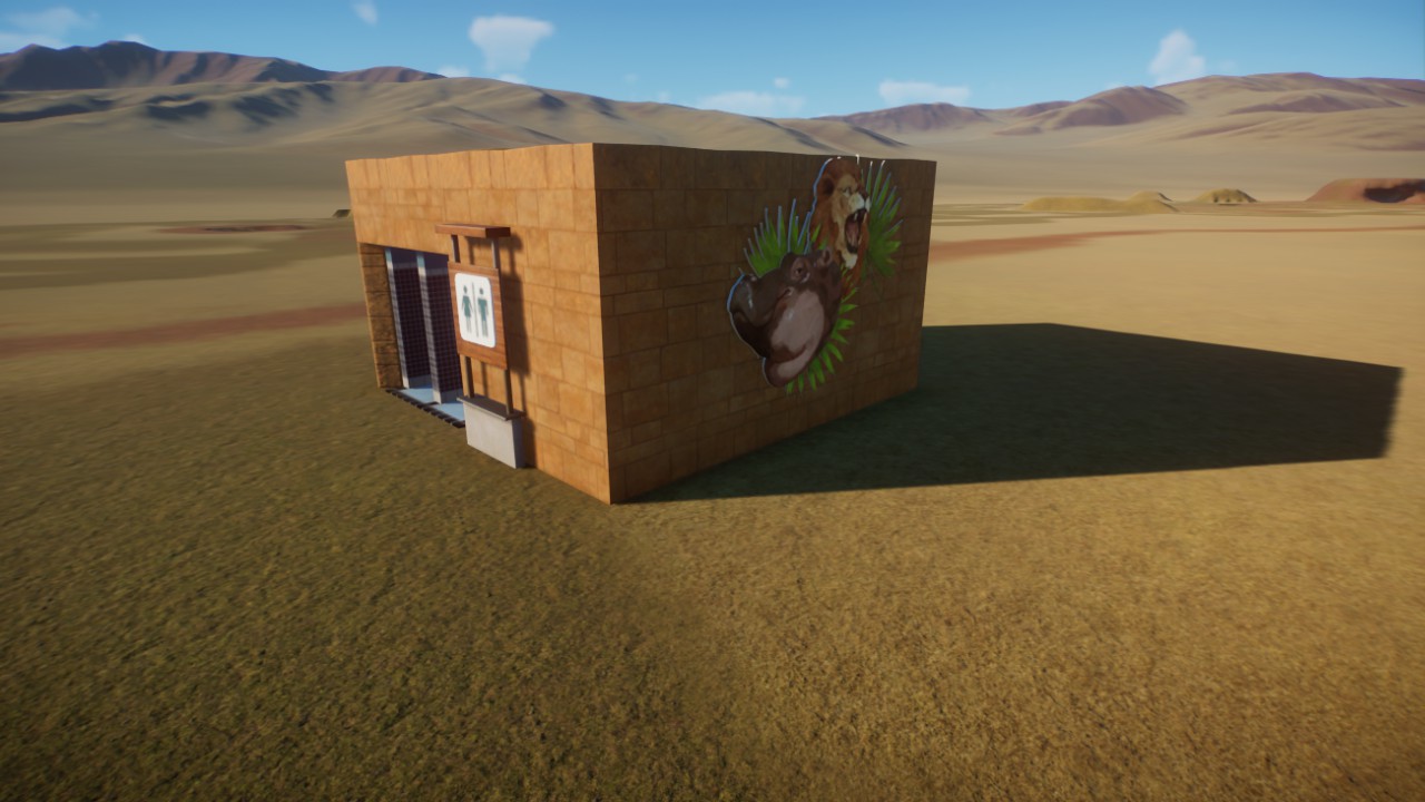 Lion and Hippo Toilets preview