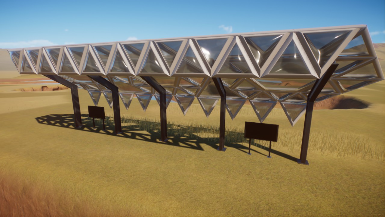 Glass viewing area