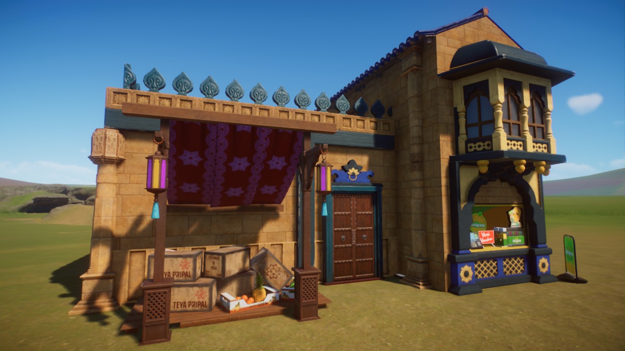 Indian Drink Shop + Staff 🥤👨‍🔧[Building]
