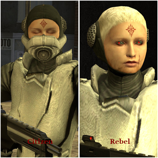 Half-Life 2: Survivor - Female Combine Sniper Player model