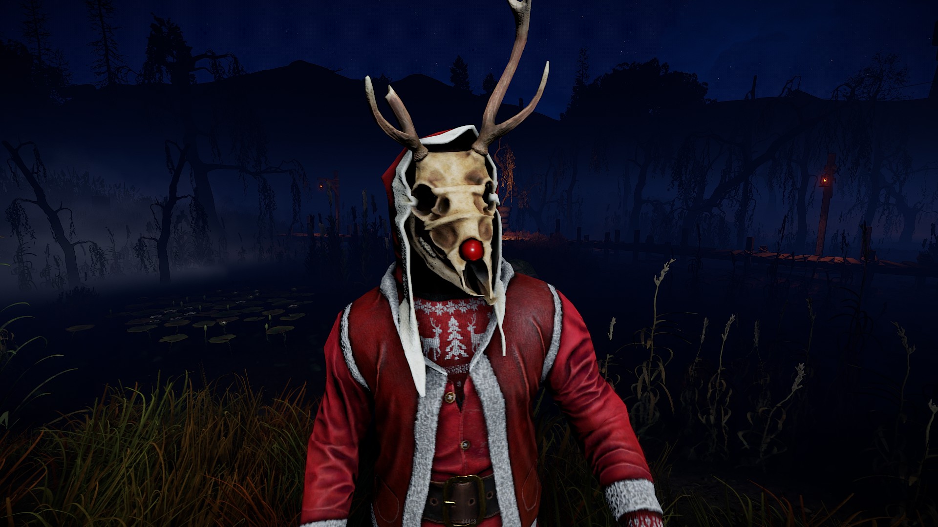 Rudolph Skull Mask