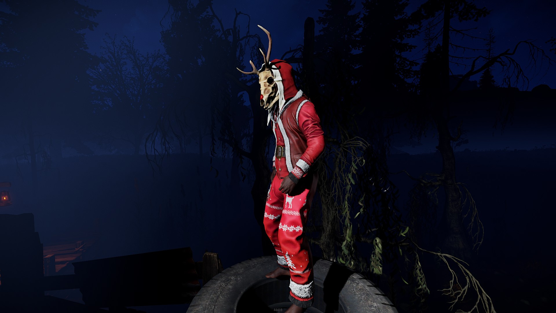 Rudolph Skull Mask