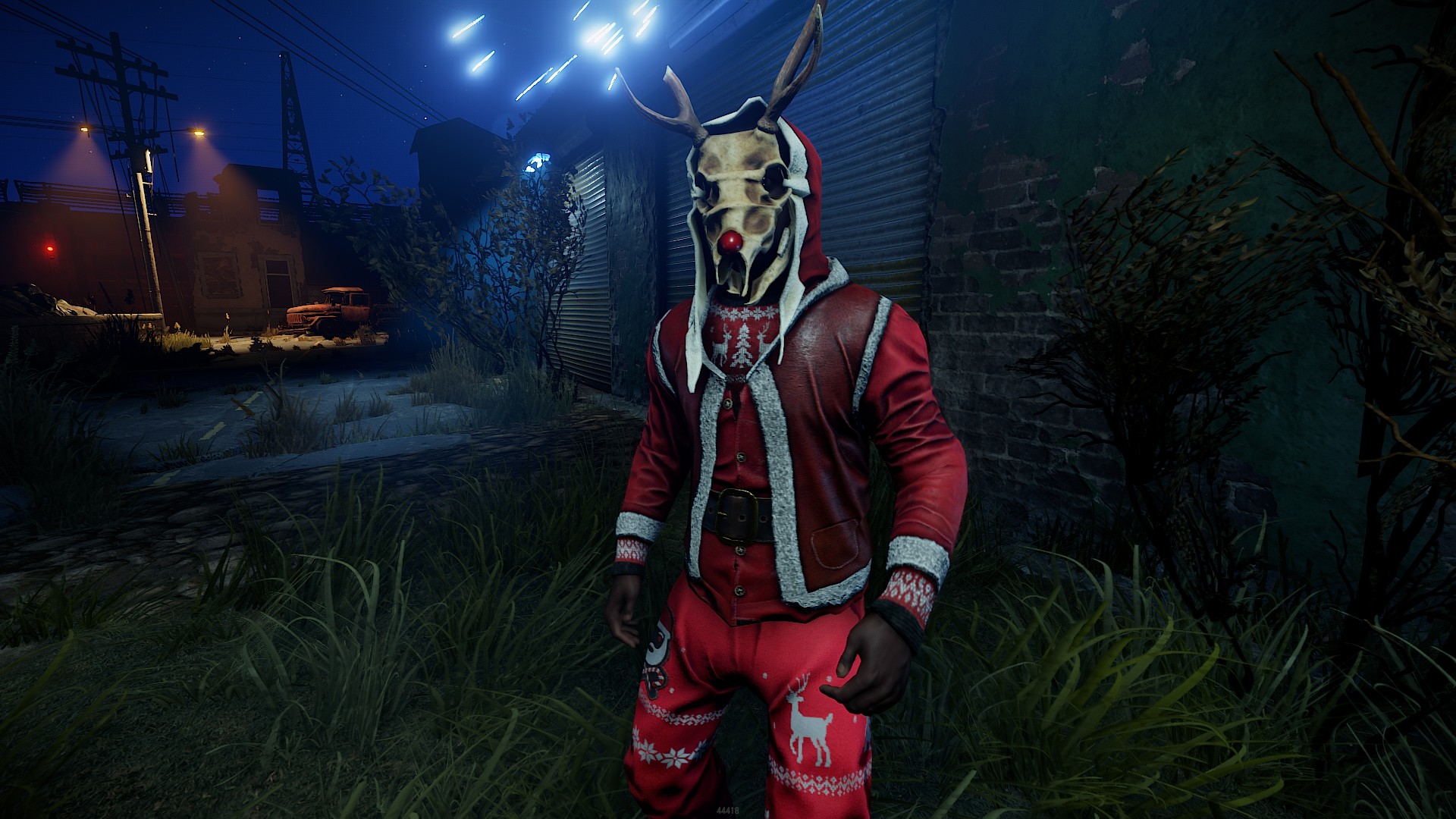 Rudolph Skull Mask