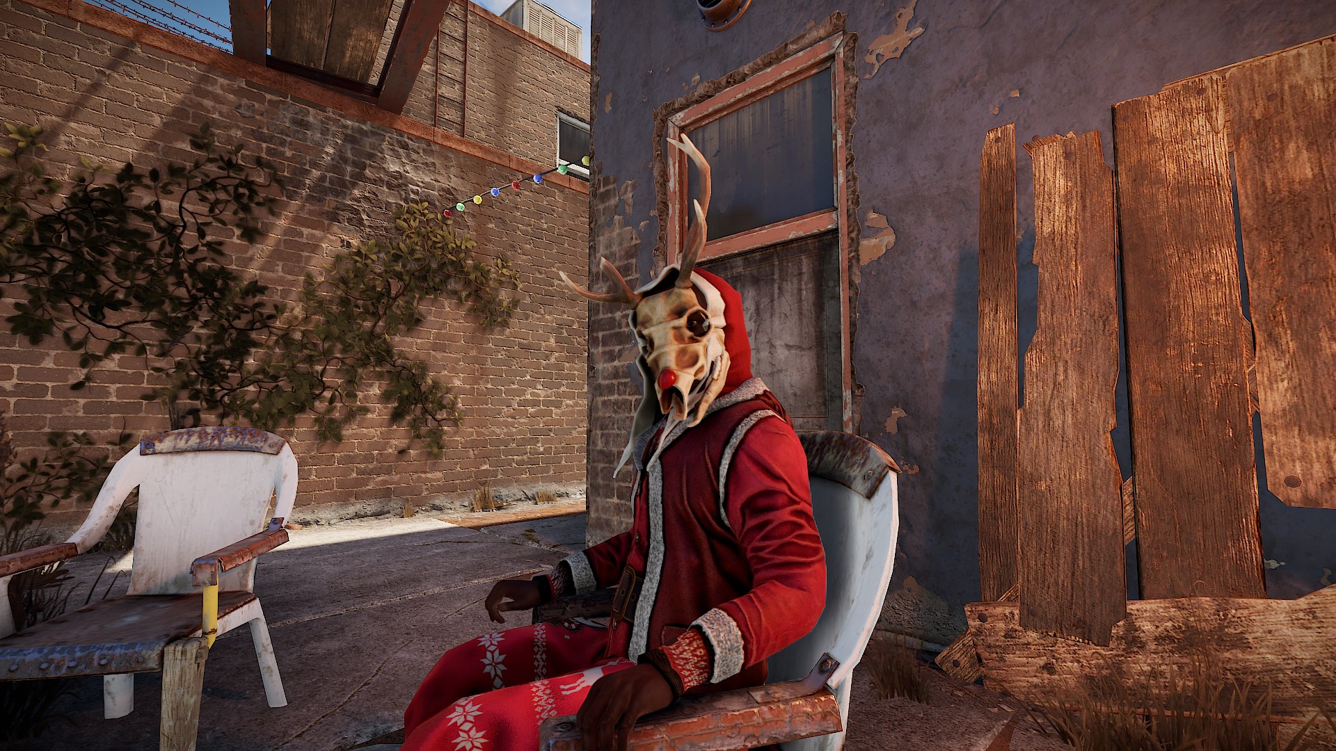 Rudolph Skull Mask