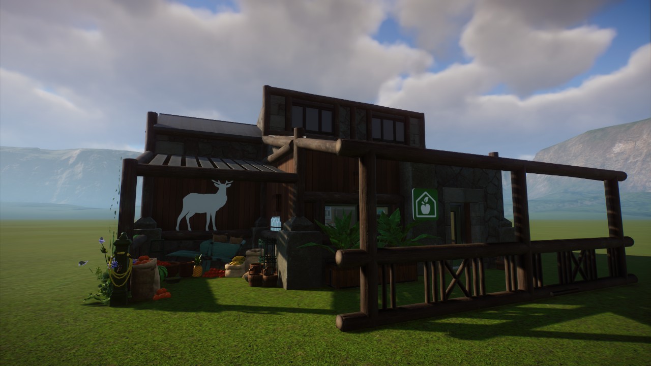Stylised keeper hut
