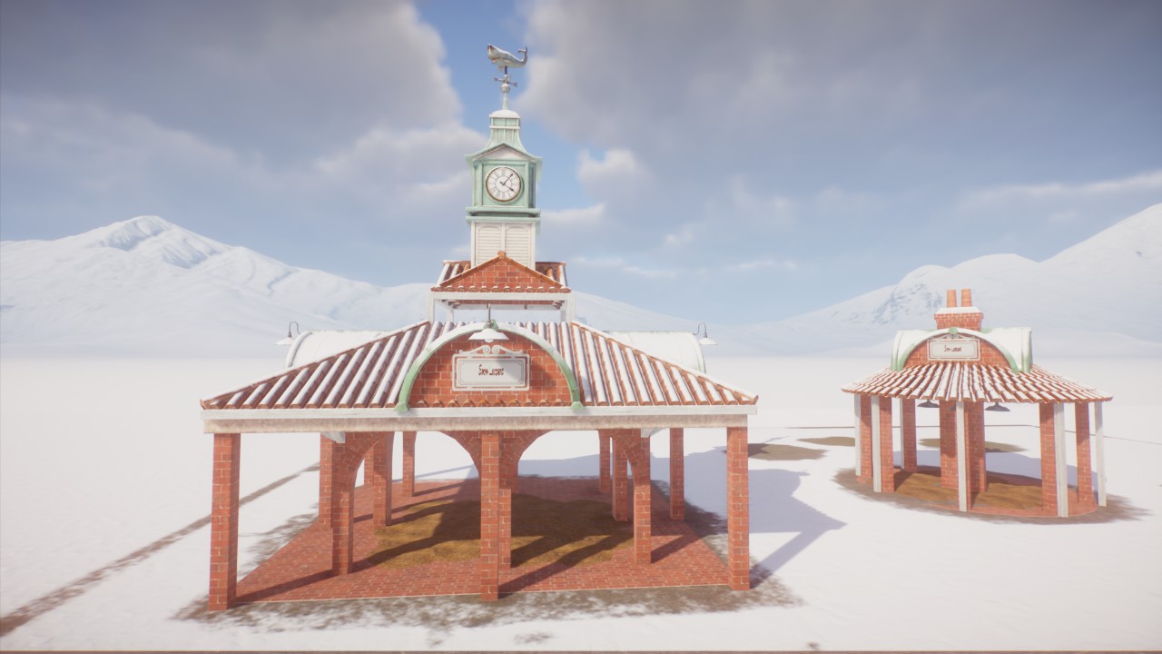 Medium + small sized shelters classic style