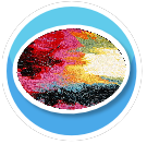 Splotches Multi Rug Circle