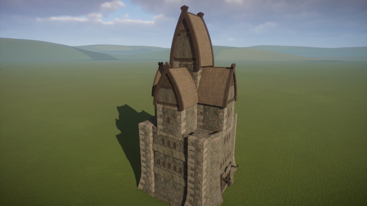 Castle Tower Shelter Nordic Celtic style