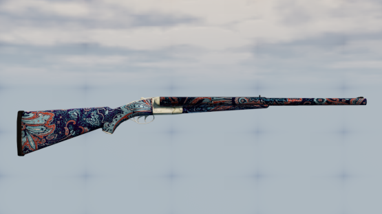 Paisley Double Barrel Shotgun (Free Drop)