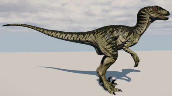 Lipped Novaraptor Model