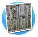 Moldy old fence