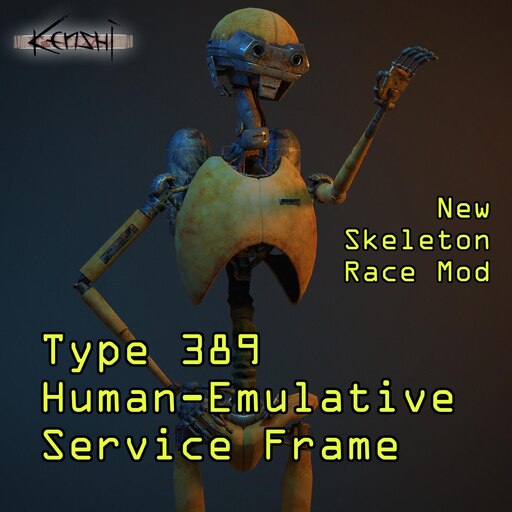 Steam Workshop::Type 389 - New Skeleton Subrace for Kenshi