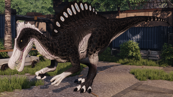 Obsidian Spotted Spinosaurus