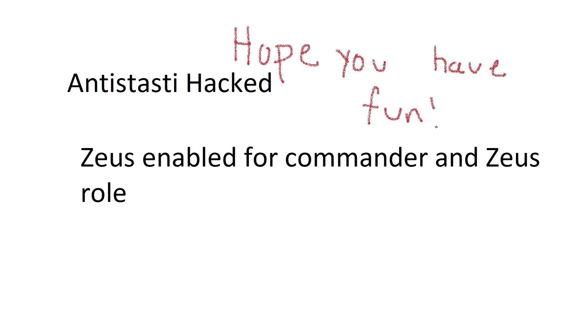 Hacked Antistasi Altis (READ DESC)