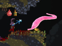 Wormy on a stringy