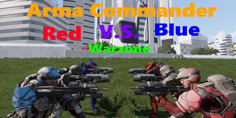 Red vs Blue Warzone Malden (Arma Commander) preview