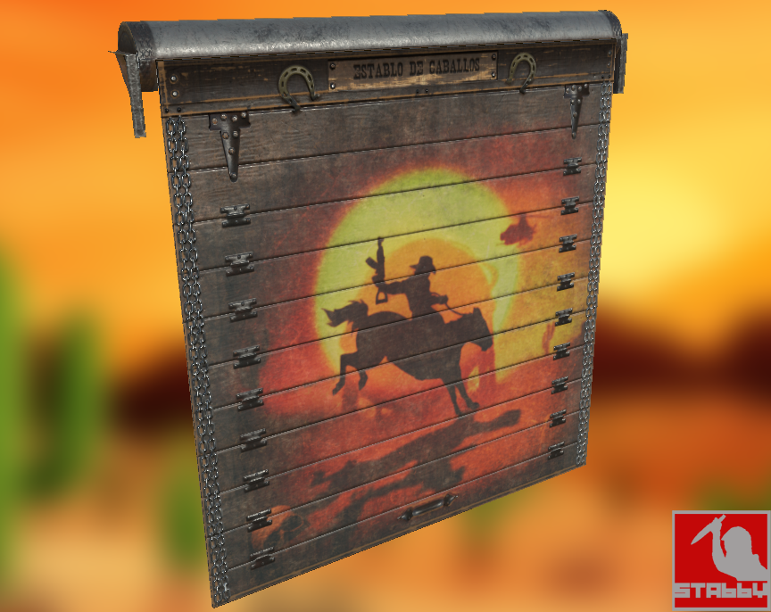 Rust Rider Door