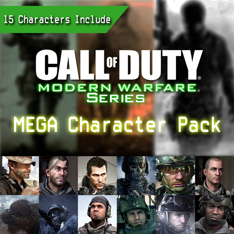 ^2|v1.1.1|MW MEGA Character Pack[15 Characters Include]