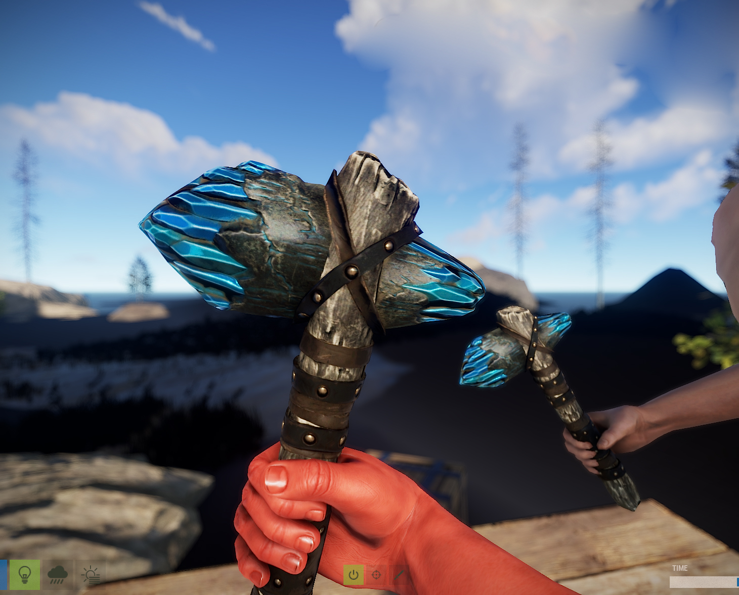 Gemstone Hatchet