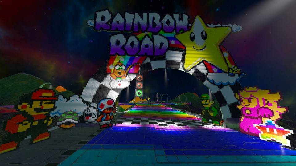 rainbow road track