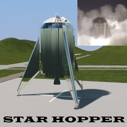 SpaceX StarHopper Test Rocket 1:1 Scale preview