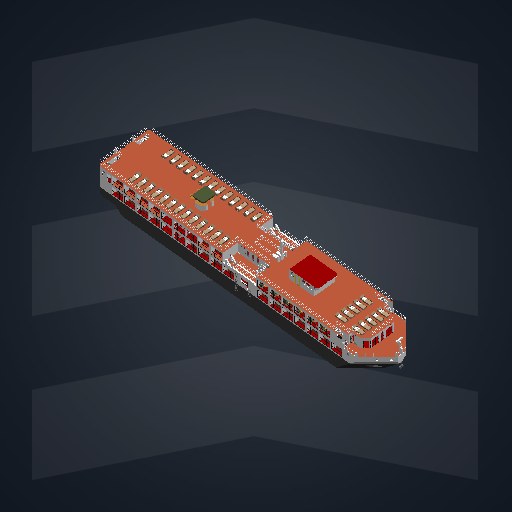 River Cruise Ship. (Sinkable)