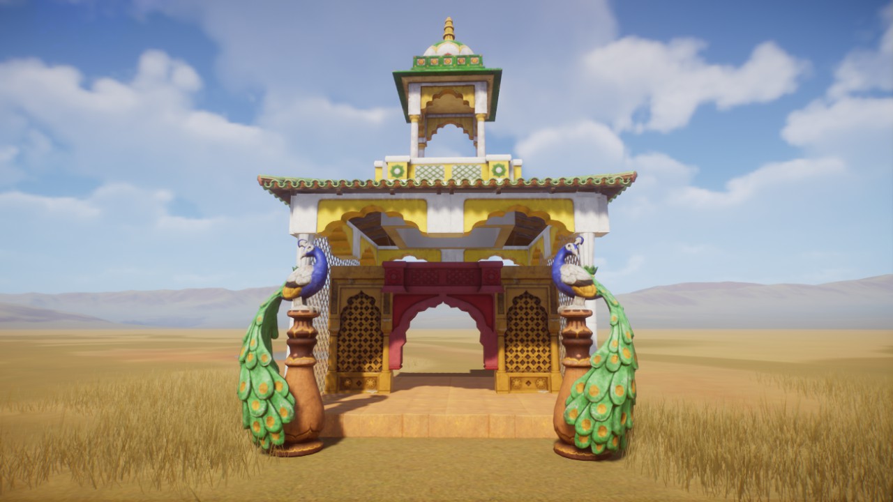 Peacock Habitat Guest Entrance