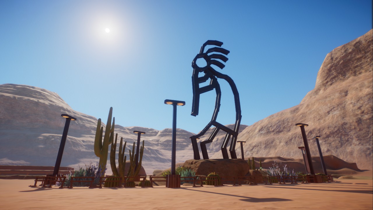 Kokopelli Statue