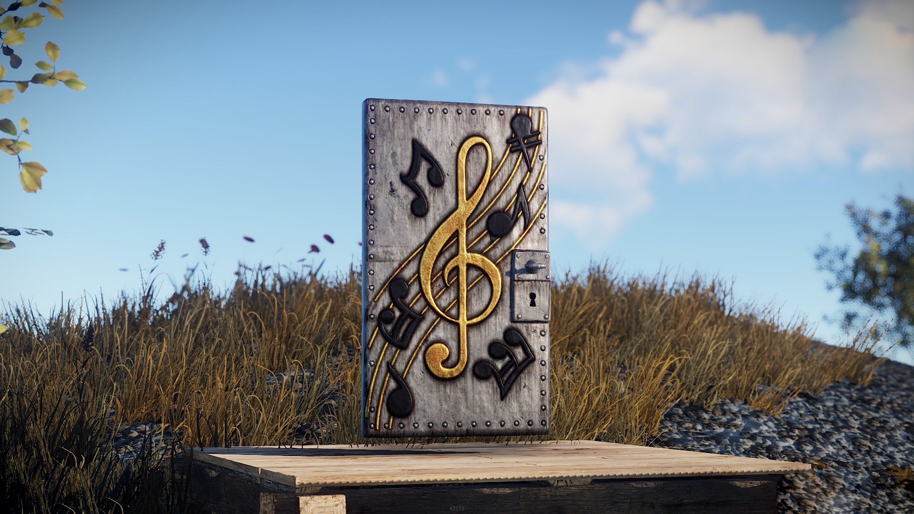 Musical Notes Door
