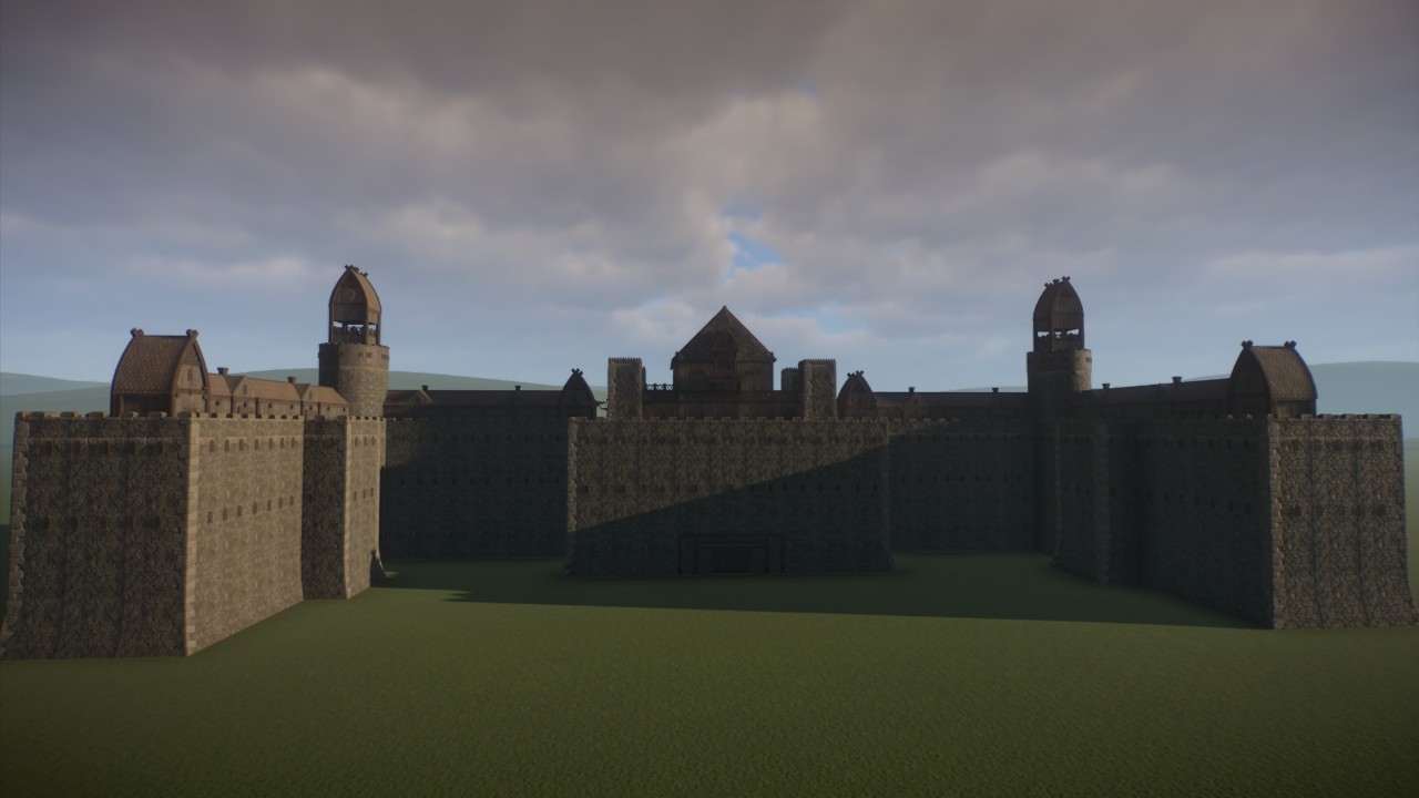Viking arctic castle nordic wall