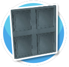 Gray Blue Paneling