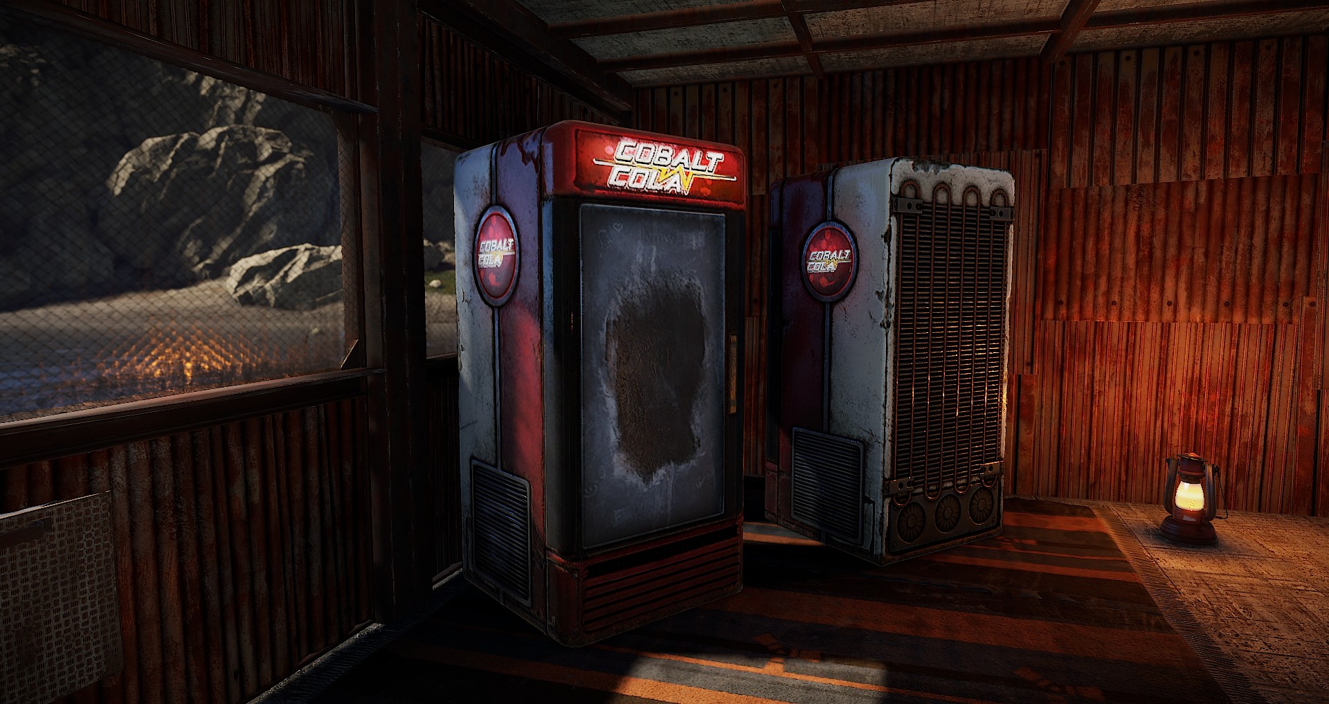 Cobalt Cola Fridge