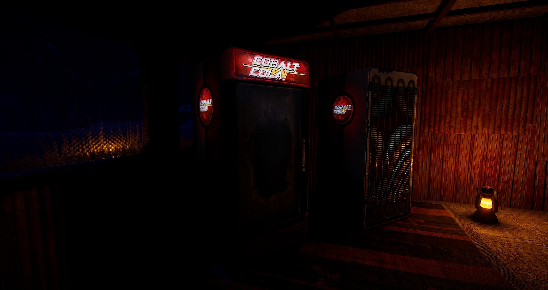 Cobalt Cola Fridge